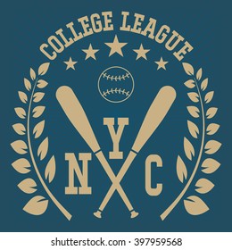 Sport graphics, baseball graphics for t-shirt