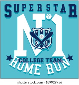 sport graphics for t-shirt and varsity