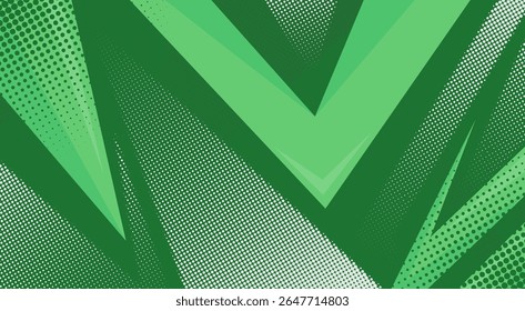 sport green background with abstract pattern line sharp edge for poster, banner, flayer, cover	
