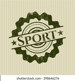 Sport grunge seal