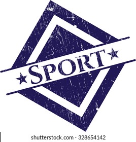 Sport grunge seal