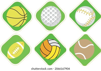 sport and gym icons vector image on white background
