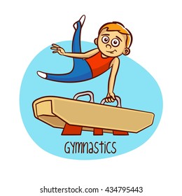 Sport. Gymnastics. Vector Illustration