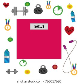 sport healthy diet gym 