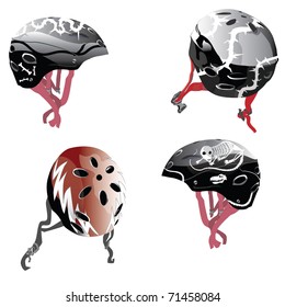 sport helmet with cool designs
