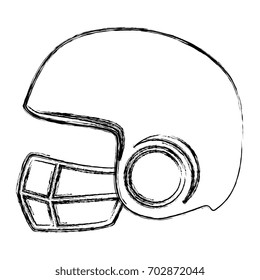 sport helmet isolated icon