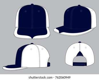 Set Hip Hop Cap Design Vector Stock Vector (Royalty Free) 1181609959