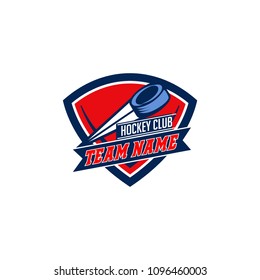 Sport Hockey Logo. American style.