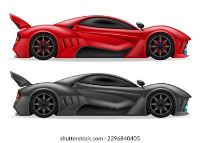 sport hyper super car vector illustration isolated on white background