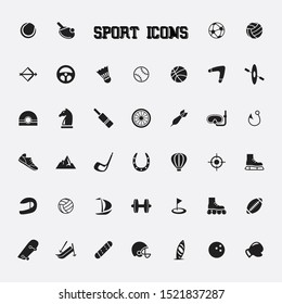 sport icon collection vector symbol design