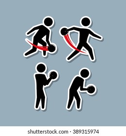 Sport icon design
