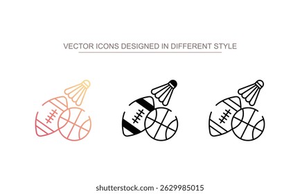 Desenho de ícone de esporte com fundo branco ilustração stock
