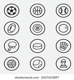 sport icon good for element design, sport equipment, ui design, web design, symbol etc