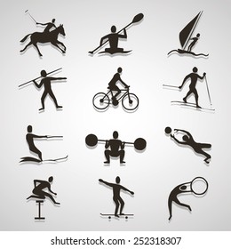 Sport icon great for any use. Vector EPS10.