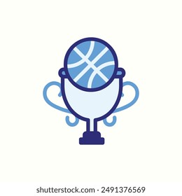 sport icon, isolated blue icon theme learning
