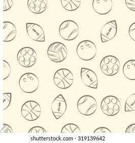 Sport icon pattern. Wallpaper. Background. 