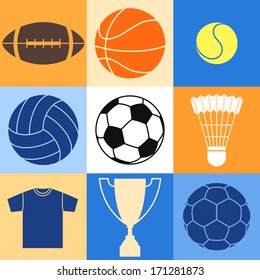 Sport. Icon set