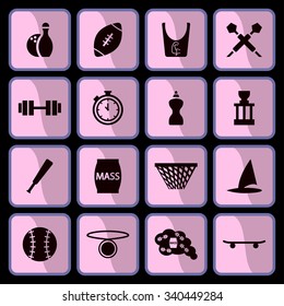 sport icon set