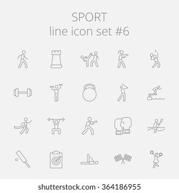Sport icon set.