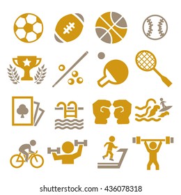 sport icon set