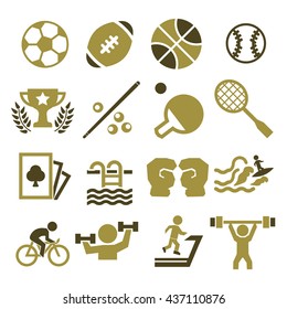 sport icon set