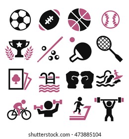 sport icon set