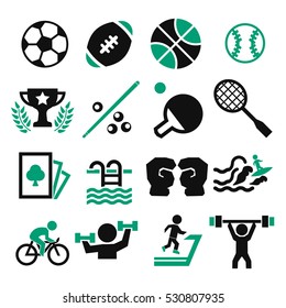 sport icon set