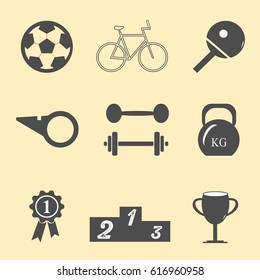 Sport icon set