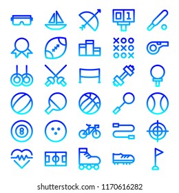Sport icon set. Perfect for websites, brands, and illustration projects