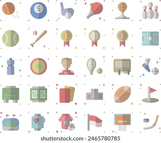 Sport icon set vector design illustration stock