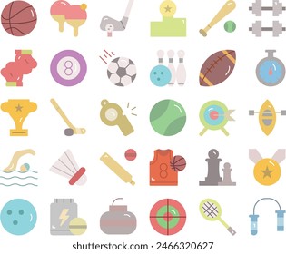 Sport icon set vector design illustration stock