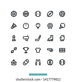 Sport Icon Set Vector Illustration Logo Template