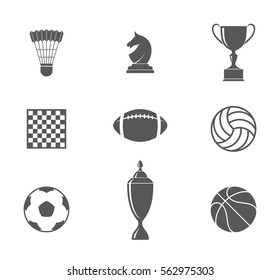 Sport. Icon set. Vector illustration EPS10