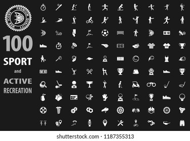 Sport icon set for web sites and user interface