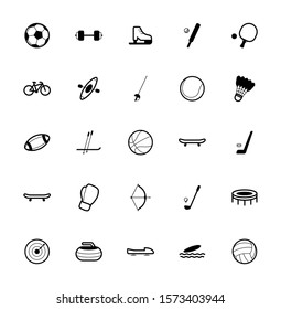 Sport icon sets. Vector icons.