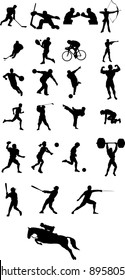 sport icon silhouette vector file