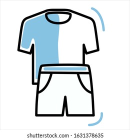 sport icon sportswear isolated vector