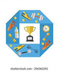 Sport icon vector