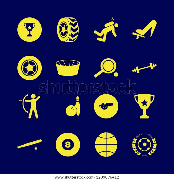 sport icon. sport vector icons set
baseball, ping pong, whistle and basketball
ball