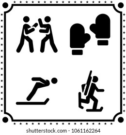 sport icon vector set