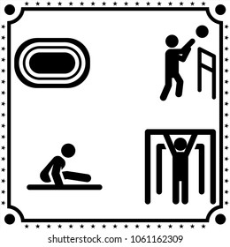 sport icon vector set