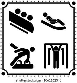 sport icon vector set