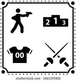 sport icon vector set