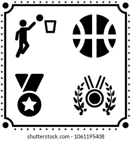 sport icon vector set