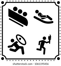 sport icon vector set