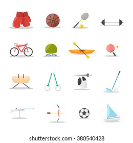 sport icon vector set