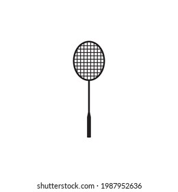 sport icon vector,racket badminton icon vector