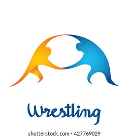 sport icon/logo wrestling
