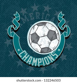 Sport Icons concept different elements (soccer ball)