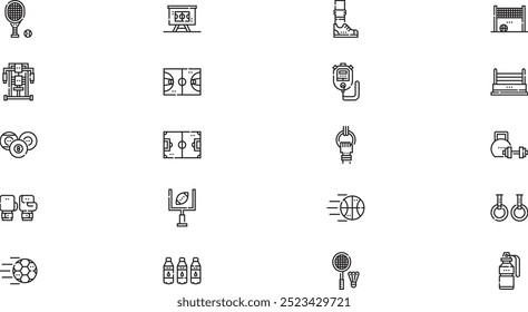 Sport icons High-Quality Vector Icons Collection with Editable Stroke. Ideal for Professional and Creative Projects.